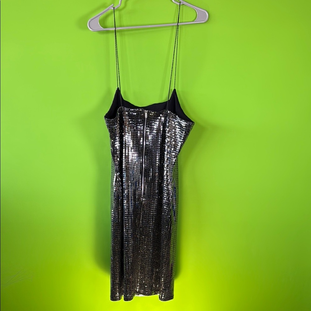 Almost Famous Silver Sequin Slip Mini Dress - Picture 5 of 11